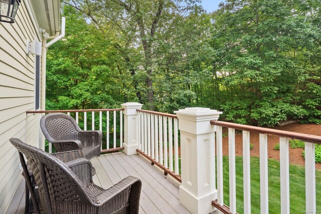 43 Chessor Ln, Wilton, CT 06897 - view of wooden deck