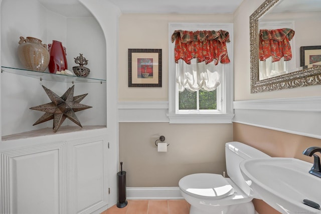 67 Hayden Hill Rd, Haddam, CT 06438 - bathroom featuring a sink and tile patterned flooring