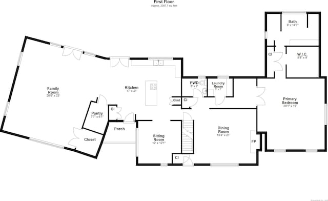 67 Hayden Hill Rd, Haddam, CT 06438 - view of room layout