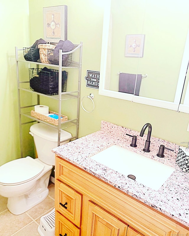 13 Sherman St, Norwich, CT 06360 - bathroom featuring vanity and tile patterned flooring