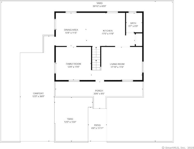 13 Sherman St, Norwich, CT 06360 - view of room layout