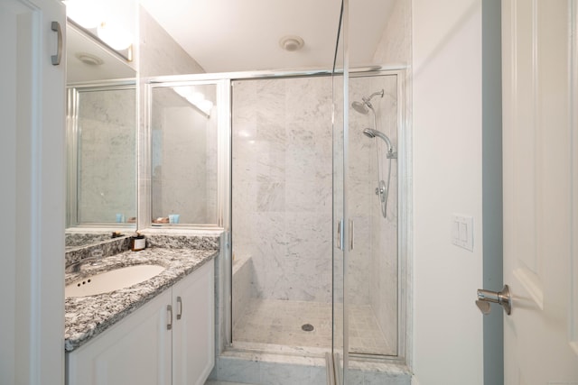 557 Upper Grassy Hill Rd, Woodbury, CT 06798 - full bath featuring vanity and a stall shower