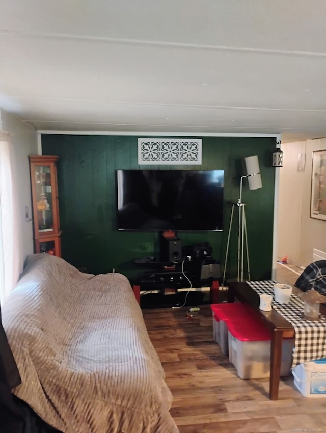 268 Flanders Rd Trlr 20, Groton, CT 06355 - bedroom with wood finished floors