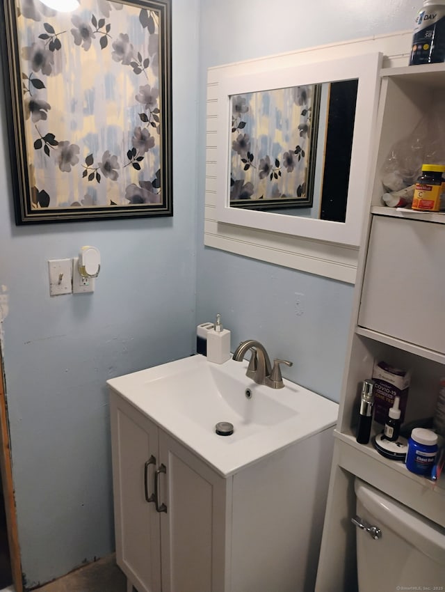 268 Flanders Rd Trlr 20, Groton, CT 06355 - bathroom with vanity and toilet