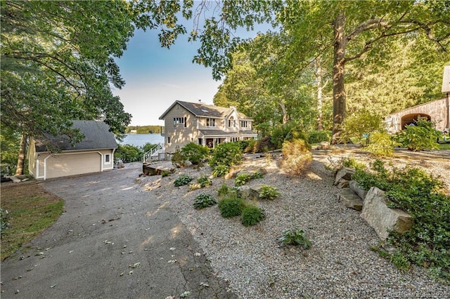 166 Old Colchester Rd, Salem, CT 06420 - view of front of home with a garage