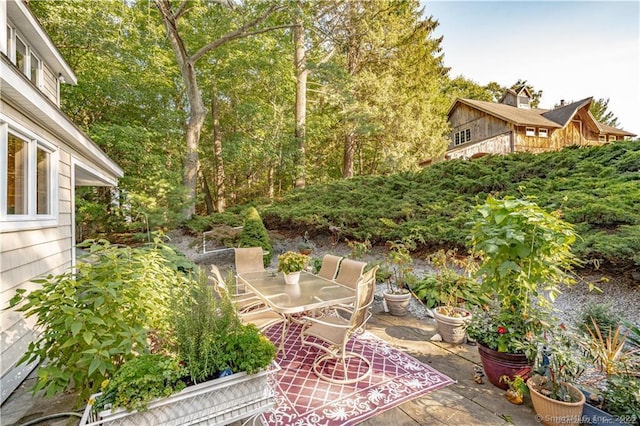 166 Old Colchester Rd, Salem, CT 06420 - view of patio featuring outdoor dining area