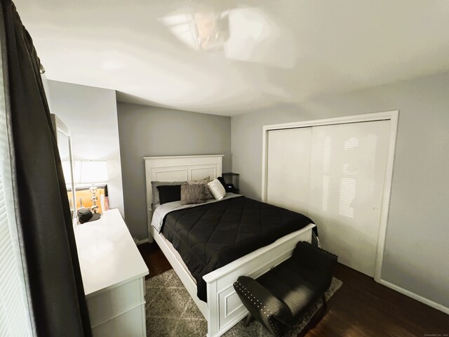 21 Prospect Ave Unit A101, Norwalk, CT 06850 - bedroom featuring dark wood-style flooring and a closet