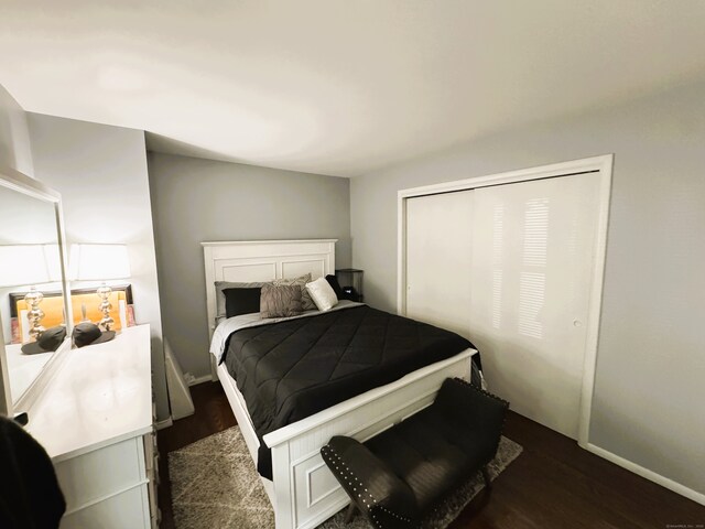 21 Prospect Ave Unit A101, Norwalk, CT 06850 - bedroom with dark wood-style floors and a closet