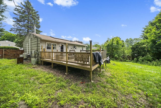 8 Cornfield Rd, Waterbury, CT 06704 - back of house featuring a deck