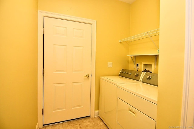 375 Allyn St Unit A4, Groton, CT 06355 - washroom featuring washing machine and clothes dryer and light tile patterned flooring