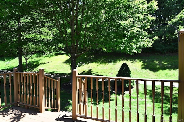 375 Allyn St Unit A4, Groton, CT 06355 - wooden terrace with a yard