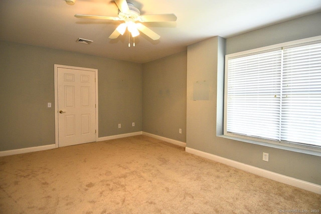 375 Allyn St Unit A4, Groton, CT 06355 - unfurnished room featuring a ceiling fan and light carpet