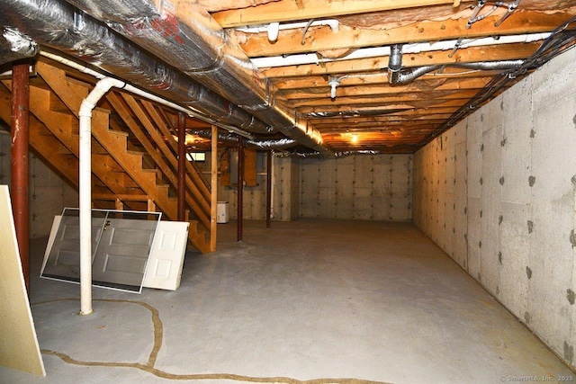 375 Allyn St Unit A4, Groton, CT 06355 - unfinished below grade area featuring electric panel