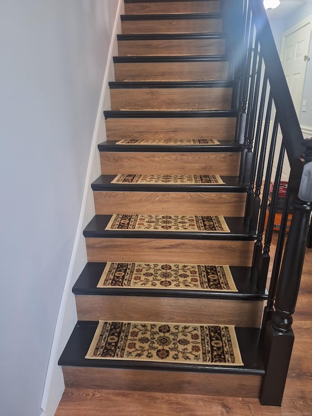 67 Fox Hollow Dr Unit 67, Windsor Locks, CT 06096 - stairs featuring wood finished floors