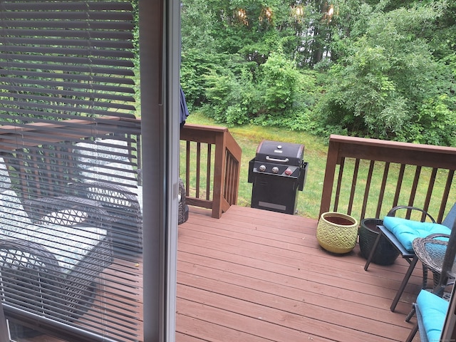 67 Fox Hollow Dr Unit 67, Windsor Locks, CT 06096 - wooden terrace with grilling area