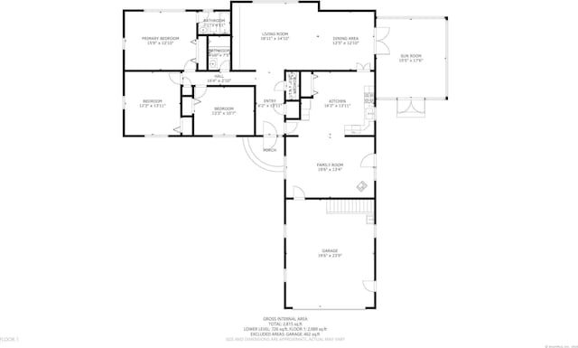 173 Russet Rd, Stamford, CT 06903 - view of floor plan / room layout