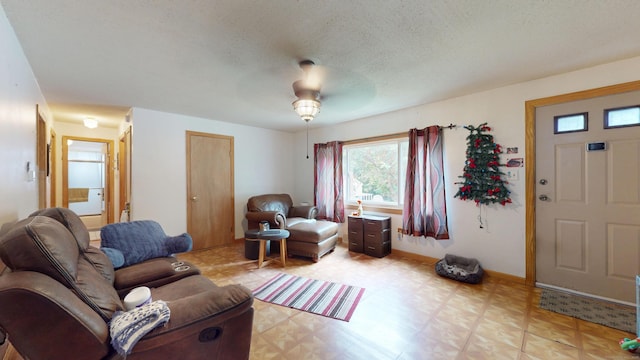 35 Cianci Rd, New Britain, CT 06053 - living area featuring a textured ceiling and light floors