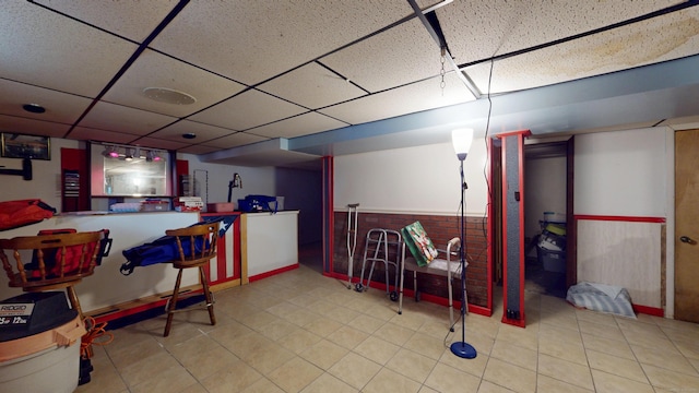 35 Cianci Rd, New Britain, CT 06053 - interior space with a drop ceiling
