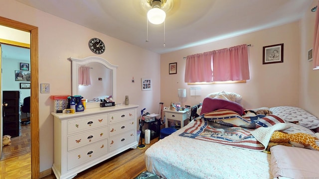 35 Cianci Rd, New Britain, CT 06053 - bedroom featuring light wood-style flooring and a ceiling fan
