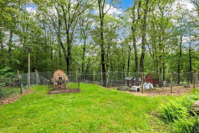 123 Silkey Rd, Granby, CT 06060 - view of yard with exterior structure and an outdoor structure