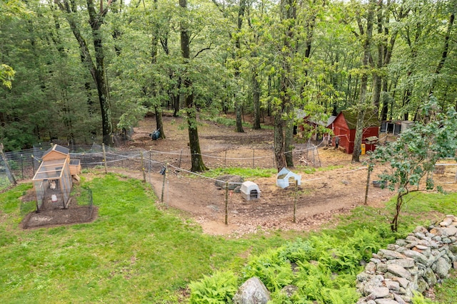 123 Silkey Rd, Granby, CT 06060 - view of yard featuring an outdoor structure and exterior structure