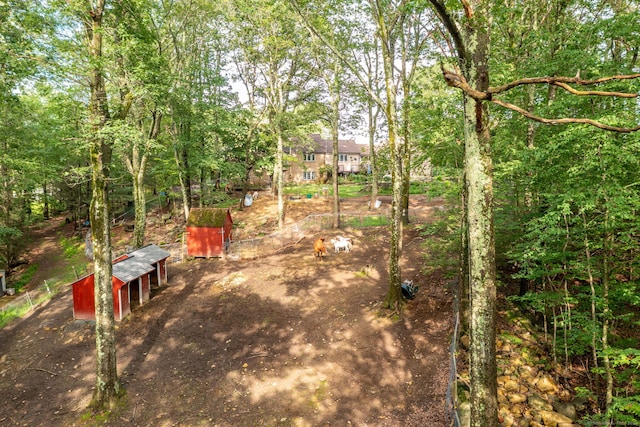 123 Silkey Rd, Granby, CT 06060 - view of yard with an outdoor structure
