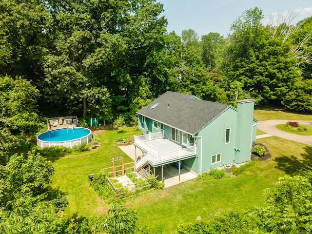 24 Newton St, Norwich, CT 06360 - aerial view of property and surrounding area
