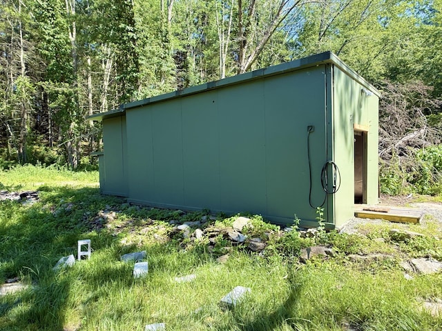 483 Providence Tpke, Hampton, CT 06247 - view of outdoor structure featuring a forest view
