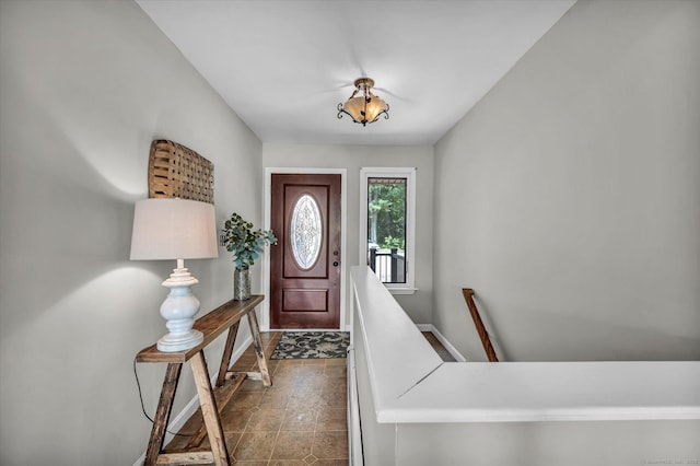 421 Hemlock Point Dr, Coventry, CT 06238 - entrance foyer featuring baseboards