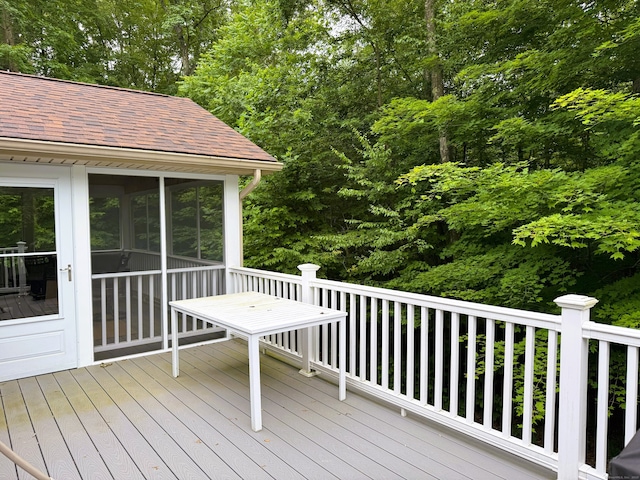 24 Alger Rd, East Haddam, CT 06423 - deck with a sunroom
