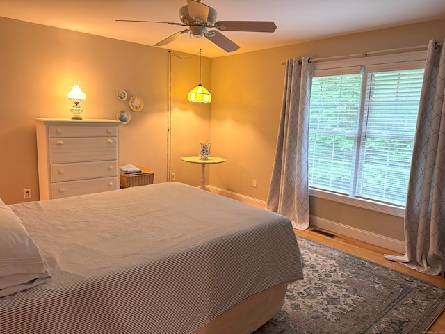 24 Alger Rd, East Haddam, CT 06423 - bedroom featuring wood finished floors and a ceiling fan