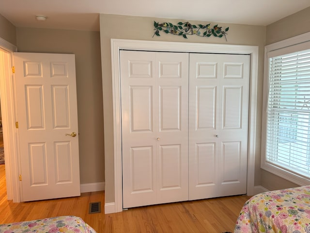 24 Alger Rd, East Haddam, CT 06423 - bedroom with a closet and light wood-style flooring
