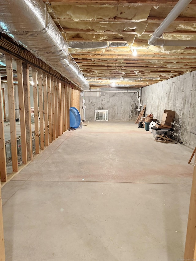 24 Alger Rd, East Haddam, CT 06423 - view of unfinished basement