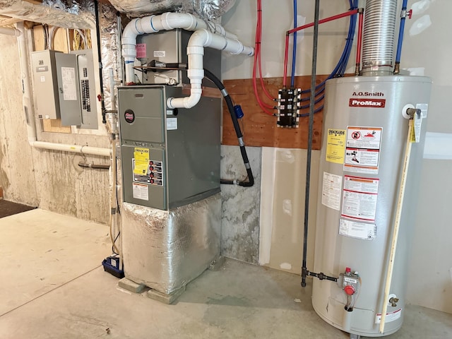 24 Alger Rd, East Haddam, CT 06423 - utilities with gas water heater and electric panel