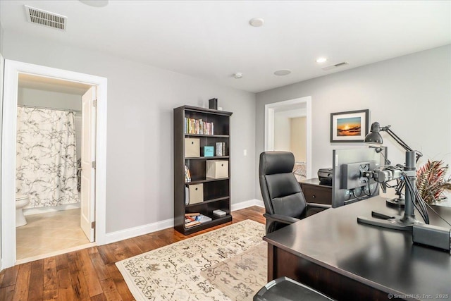 17 Brookside Ct Unit 17, Newtown, CT 06470 - home office with wood finished floors and recessed lighting
