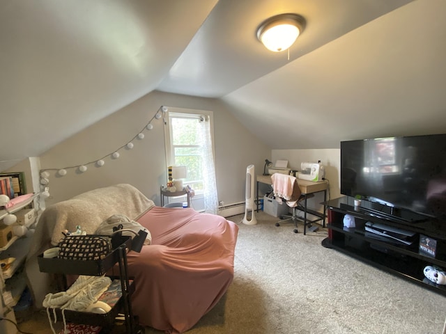 114 Pulaski St, Torrington, CT 06790 - carpeted bedroom with vaulted ceiling