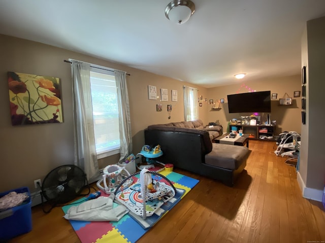 114 Pulaski St, Torrington, CT 06790 - living room with hardwood / wood-style floors