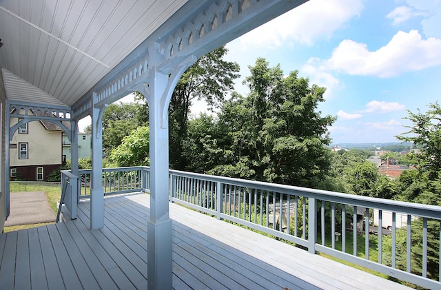 34 Hobart St, Meriden, CT 06450 - view of deck