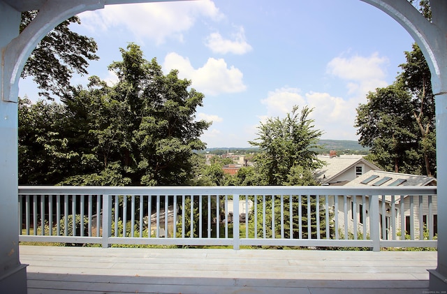 34 Hobart St, Meriden, CT 06450 - view of wooden terrace