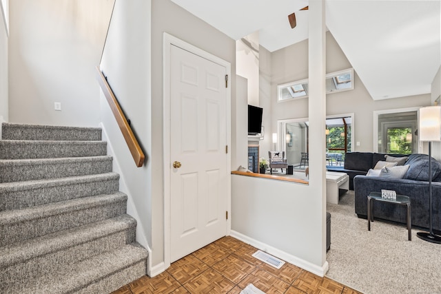 17 Font Hill Park Unit 17, Bloomfield, CT 06002 - staircase featuring baseboards