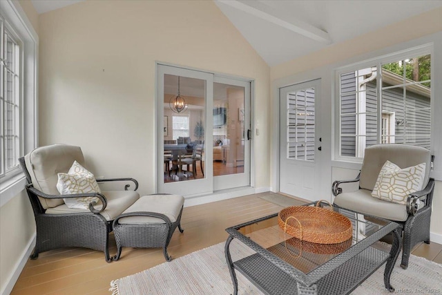 15 Thompson Hill Rd, Canton, CT 06019 - sunroom / solarium with vaulted ceiling and plenty of natural light