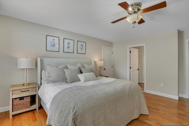 15 Thompson Hill Rd, Canton, CT 06019 - bedroom featuring light wood-type flooring and ceiling fan