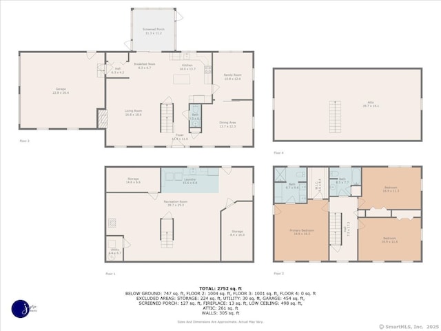 15 Thompson Hill Rd, Canton, CT 06019 - view of floor plan / room layout