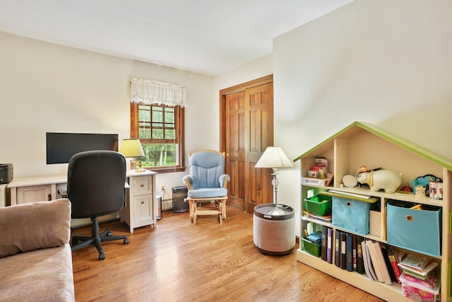 58 Inca Dr, Trumbull, CT 06611 - office area with wood finished floors