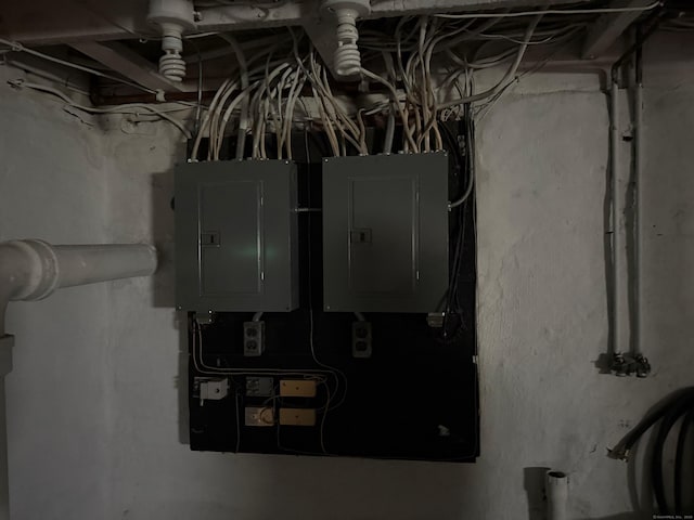 122 Wilcox St, New Britain, CT 06051 - utility room featuring electric panel