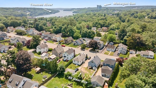 89 Geer Ave, Norwich, CT 06360 - aerial view of property's location featuring nearby suburban area