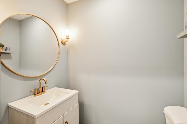 28 Saddle Ridge Dr, Simsbury, CT 06092 - half bath featuring vanity and toilet