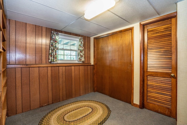 62 Eddy Ln, Newington, CT 06111 - hall featuring wooden walls and carpet