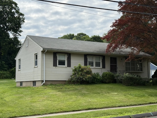 40 Garden Dr, Berlin, CT 06037 - single story home with a front lawn and roof with shingles