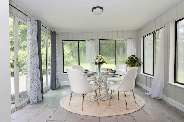 3743 Park Ave, Fairfield, CT 06825 - sunroom with tile patterned floors